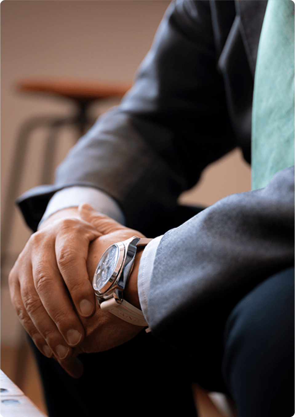 ビジネスパーソンの手元